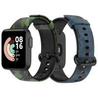 For Xiaomi Mi Camouflage Sports Silicone Strap Watch Lite Redmi Watch Wristband Watchband Bracelet Replaceable accessories