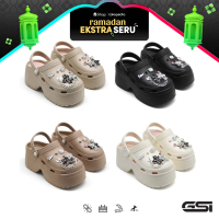 【GSI Shoes】Sandal Wanita Sendal Selop Baim Tebal Wanita Fashion Kekinian Bahan Karet EVA Premium Emp