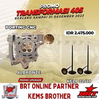 HEAD BRT VIXION JUPITER MX 22 19 ALBRONZE JUPITER MX135 KARBU