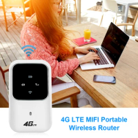 4G LTE Portable Car Mobile Broadband Pocket 2.4G Wireless Router 100Mbps Hotspot SIM Unlocked WiFi Modem
