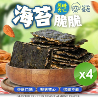芝麻杏仁海苔脆片x4包(32g/包)