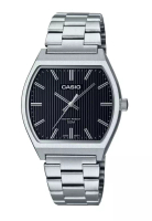 Casio Casio General Black Dial Silver Stainless Steel Strap Unisex Watch MTP-B140D-1AVDF