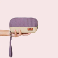 Vast Galeri DOMPET MIKAELA BIRU TSABITA - Dompet Hp  Kartu  Panjang Bordir Anti Air dompet koin Uang