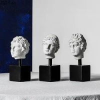 Mythology Figure Portrait Sculpture Hestia/Aphrodite Imitation Plaster Statue Character Resin Crafts Desk Decoration Ornaments