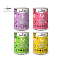 (min 6 cans to purchase) Kasiks Grain, Gluten And Potato-Free, Premium Canned Food For Dogs, 345g/12