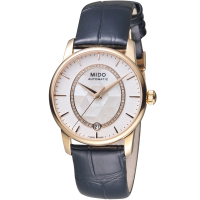 【MIDO美度 官方授權】BARONCELLI II永恆系列綺彩腕錶(M0072073611600)