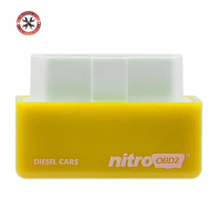 2018 yellow High Quality Plug and Drive NitroOBD2 Performance Chip Tuning Box for Benzine Cars Nitro OBD2 Chip Tuning Box