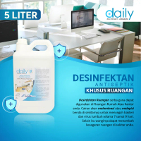DAILY DISINFEKTAN RUANGAN CAIR SIAP PAKAI / DESINFEKTAN 250mL 5 LITER