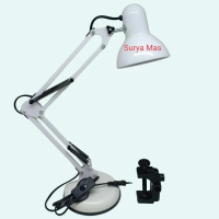 Lampu Belajar Arsitek / Lampu Kerja Arsitek / Lampu Meja Biru Pasti Ori
