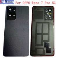 Original Battery Cover Rear Door Housing Back Case For OPPO Reno 7 Pro 5G Battery Cover with Logo Replacement Parts