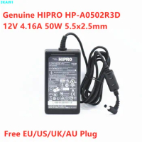 Genuine HIPRO HP-A0502R3D 12V 4.16A 50W HP-A0501R3D1 AC Adapter For HP PWRS-14000-148R LED LCD Monitor Power Supply Charger
