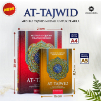 Mushaf Al-Quran At-Tajwid Terjemah A4 Warna Merah Hard Cover Al-Qur'An