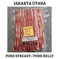 STREAKY BACON Mrs.Pigie/Samcan Bacon (Bacon Asli dari Pork Belly) - 500 gram