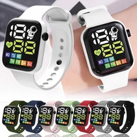 Children Kids Watch Led Digital Sports Watches Smart Clock Silicone Waterproof Wristwatch Electronic Watch For Boy Girls Student
