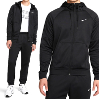 Nike As M Nk Tf Hd Fz 男款 黑色 刺繡 輕 保暖 運動 休閒 連帽 外套 DQ4831-010