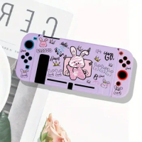 Graffiti Rabbit Protective Case for Nintendo Switch NS Anti-fall Soft TPU Shell Switch NS Game Accessories Protective Shell