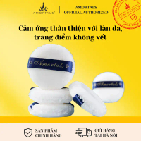Bông mút Amortals Bộ trang điểm thân thiện với da không cần ăn phấn dành cho da trần Hai bông phấn G