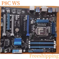 For ASUS P8C WS Motherboard C216 LGA1155 DDR3 Mainboard 100% Tested Fully Work