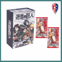 2024 Anime Attack On Titan Eren Jaeger Mikasa Collection Cards Kids Birthday Game Gift Cards Table Toys For Family Christmas