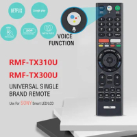 RMF-TX310U TX300U Remote Control with Voice Control Bluetooth Infrared Television Control for Sony 4K Ultra HD Smart LED TV XBR