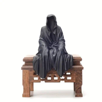 The Creeper Sitting Statue Reaper Consolation Creeper Reaper Sitting Statue Resin Desktop Ornament Gothic Sculpture Table Decora