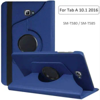 360 Rotating Case for Samsung Galaxy Tab A 10.1 2016 T580 T585 Stand Cover PU Leather Case for Samsung Tab A6 10.1 SM-T580N T585