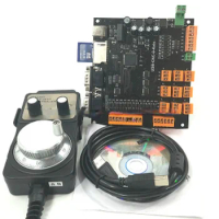 Mach3 9 Axis CNC Controller Board 100KHz USB Stepper Motor Controller Breakout Board + USB Cable Support Offline Operation