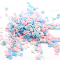 50g Blue Pink White Cloud Slice Polymer Clay Sprinkles for Crafts DIY Nail Art Decoration Slime Material Accessories Phone Decor