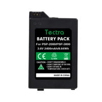 1PCS 3.6V 2400mAh PSP S110 PSP-2000 PSP-3000 Battery for Sony Gamepad PlayStation Portable Controller