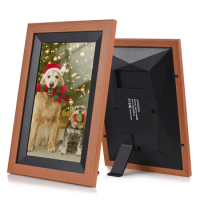 Andoer 10.1 Inch WiFi Digital Photo Frame 1280*800 IPS Screen Touch Control Cloud Digital Picture Frame 16GB APP Backside Stand
