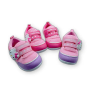 【樂樂童鞋】台灣製三麗鷗學步鞋-兩色可選(KITTY童鞋 休閒鞋 布鞋 女童)