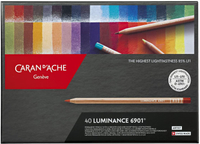 CARAN D'ACHE(卡達)LUMINANCE 6901®卡達專業系列極致油性色鉛筆*40色