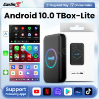 2024 CarlinKit Android 10 Tv Box Lite CarPlay Android auto Wireless Adatper for Car Media Player Netfilx Youtube IPTV Spotify