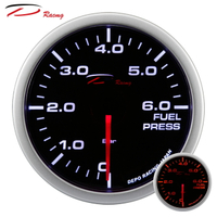 【D Racing三環錶/改裝錶】WA高反差簡易雙色系列。52mm 汽油壓力錶。燃壓表。FUEL PRESSURE。錶頭無設定功能。。