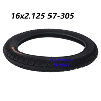 16x2.125 Tire for Electric Bicycle Motorcycle E-bike 16 Inch CST Inner Outer Tube 57-305 Explosion Proof Wear Resistant Tyre