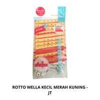 Rotto Wella merah kuning kecil / keriting rambut/ ROLL PENGERITING RAMBUT KUNING JT