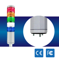 【日機】LED警示燈 NLA50DC-5B6D(RYGWB) 晶鑽型/三色燈/三層燈 報警/警示燈 適用機械 自動化設備