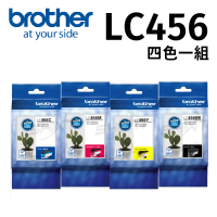 【brother】LC456-BK/C/M/Y 原廠輕連供墨水匣組(適用MFC-J4340DW/MFC-J4540DW)