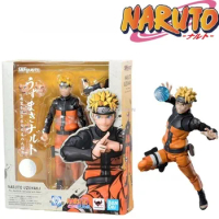 In Stock Original BANDAI S.H.Figuarts Naruto 2.0 Uzumaki Naruto Anime Model Toy Action Figure Toy Collection Gift