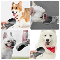 Pet portable water cup, accompanying kettle, cat drinking fountain, dog drinking cup, travel supplies