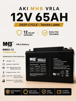 AKI UPS MHB 12V 65AH Baterai UPS Aki 65AH Battery UPS Baterai Kering VRLA aki Mobil Listrik Anak PLT
