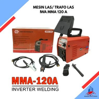 IWA Mesin Las Listrik Mini Inverter MMA 120 A 450W Alat Las Listrik Mini 220V Alat Mesin Las Listrik