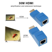 10 PCS/Pack 4K HDMI Extender HDMI Extension up to 30m Over CAT5e / 6 UTP LAN Ethernet Cable RJ45 Ports LAN Network