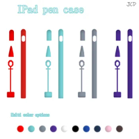 1PC Anti lost Cable Soft Silicone For Apple Pencil Case Compatible For iPad Tablet Touch Pen Stylus Protective Sleeve Cover