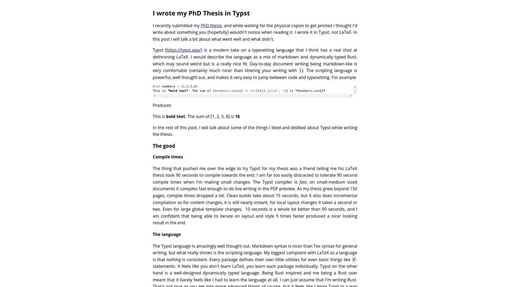 Typst Presentation Typst Shows Promise as LaTeX Alternative but Faces Adoption Challenges ...