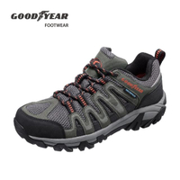 【GOODYEAR 固特異】登山健行鞋/男 戶外 運動 灰橘(巔峰GAMO93468)