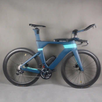 22 Speed TT Bicycle Disc Brake Time Trial Triathlon Complete Bike FM-TT912 With Carbon Fiber Wheelset Mechanical Groupset