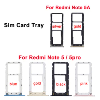 1pcs Brand New SIM Card Tray Holder Slot Container Adapter Replacement Part For Xiaomi Redmi Note 5 5A 5pro