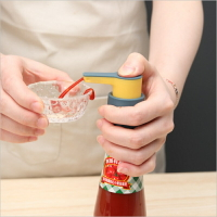 廚房真空蠔油嘴多用途醬料瓶子通用手壓式按壓嘴泵頭番茄醬擠壓器