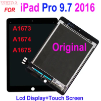 9.7" Original LCD for iPad Pro 9.7 2016 A1673 A1674 A1675 LCD Display Touch Screen Digitizer Assembly iPad 7 iPad Pro 9.7 Lcd